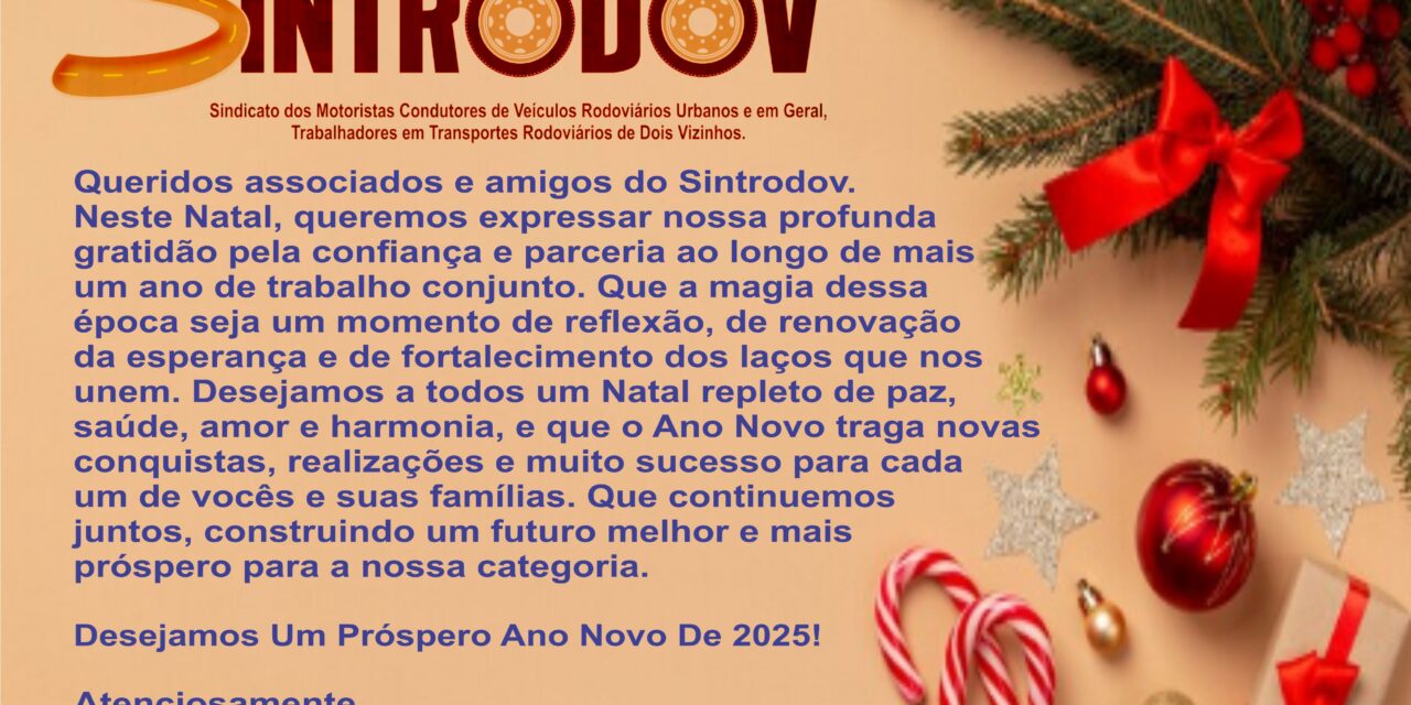 Feliz Natal e Próspero Ano Novo!