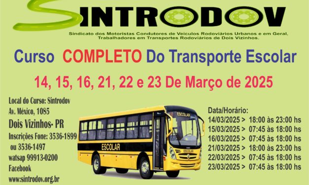 Curso Transporte Escolar