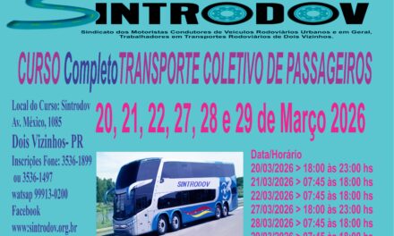 Curso Transporte Coletivo de Passageiros